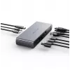 Targus HDTB4D-EUZ nešiojamo kompiuterio dokas / prievado replikatorius Thunderbolt 4 Pilka
