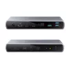 Targus HDTB4D-EUZ nešiojamo kompiuterio dokas / prievado replikatorius Thunderbolt 4 Pilka