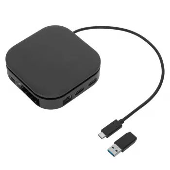 Targus DOCK116GLZ nešiojamojo kompiuterio dokas / prievado replikatorius Laidinis USB 3.2 Gen 2 (3.1 Gen 2) Type-C Juoda