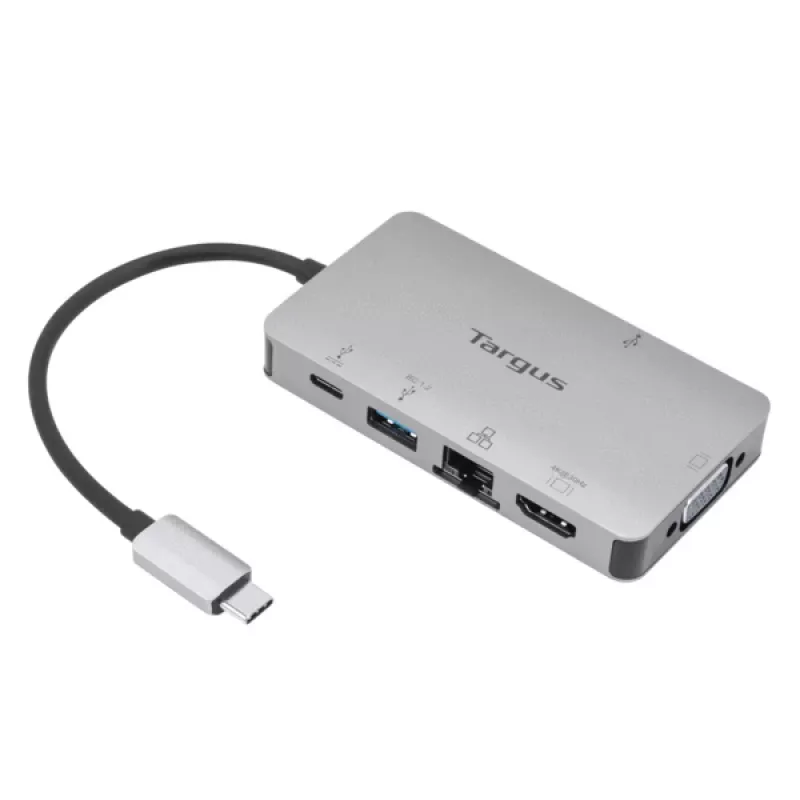 Prijungimo stotelė Targus DOCK419 Laidinė USB 3.2 Gen 1 Type-C Pilka