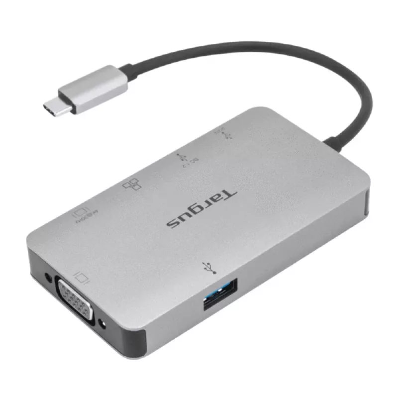 Prijungimo stotelė Targus DOCK419 Laidinė USB 3.2 Gen 1 Type-C Pilka