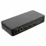Targus DOCK460EUZ nešiojamojo kompiuterio prijungimo stotelė / prievadų atkartotuvas Laidinis USB4 Juoda