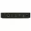Targus DOCK460EUZ nešiojamojo kompiuterio prijungimo stotelė / prievadų atkartotuvas Laidinis USB4 Juoda