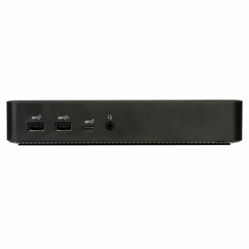 Targus DOCK460EUZ nešiojamojo kompiuterio prijungimo stotelė / prievadų atkartotuvas Laidinis USB4 Juoda