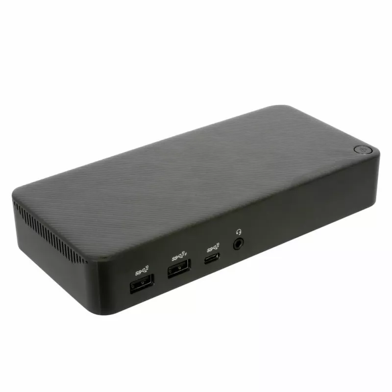Targus DOCK460EUZ nešiojamojo kompiuterio prijungimo stotelė / prievadų atkartotuvas Laidinis USB4 Juoda