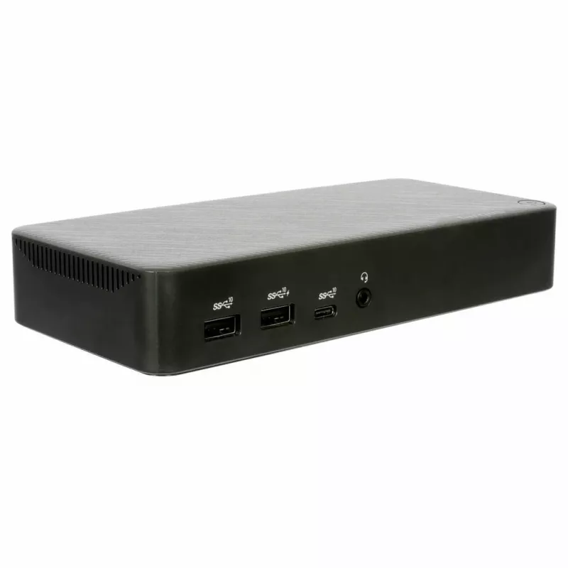 Targus DOCK460EUZ nešiojamojo kompiuterio prijungimo stotelė / prievadų atkartotuvas Laidinis USB4 Juoda