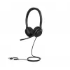 Yealink UH35 Dual UC USB-C/A ausinės, laidinės, 20 - 20000 Hz, skambučiams/muzikai, 139,5 g, ausinės, juodos