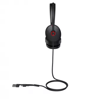 Yealink UH48 Dual Teams USB-C/A ausinės, laidinės, skambučiams / muzikai, 20–20000 Hz, 169 g, ausinės, juodos
