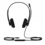 Yealink UH34 Lite Dual Teams ausinės, laidinės, 20–20000 Hz, biuras/skambučių centras, 110 g, ant galvos, juodos