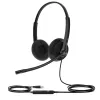 Yealink UH34 Lite Dual Teams ausinės, laidinės, 20–20000 Hz, biuras/skambučių centras, 110 g, ant galvos, juodos