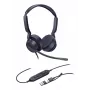 Yealink UH42 Dual UC USB-C/A ausinės, laidinės, skambučiams/muzikai, 20–20000 Hz, 160 g, ausinės, juodos