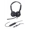 Yealink UH42 Dual UC USB-C/A ausinės, laidinės, skambučiams/muzikai, 20–20000 Hz, 160 g, ausinės, juodos