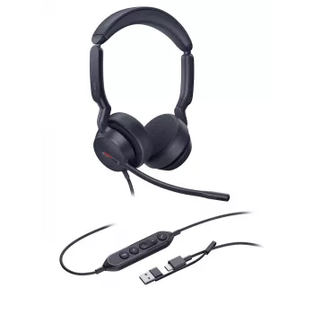 “Yealink UH44 Dual UC” USB-C/A laisvų rankų įranga