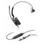 Yealink UH44 Mono Teams USB-C/A ausinės, laidinės, 20–20000 Hz, biurui / skambučių centrui, 127 g, galvos juostos tipo, juodos