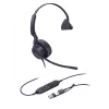 Yealink UH44 Mono Teams USB-C/A ausinės, laidinės, 20–20000 Hz, biurui / skambučių centrui, 127 g, galvos juostos tipo, juodos