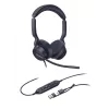 Yealink UH46 Dual Teams USB-C/A ausinės, laidinės, 20–20000 Hz, biurui/skambučių centrui, 166 g, galvos juostos tipo, juodos