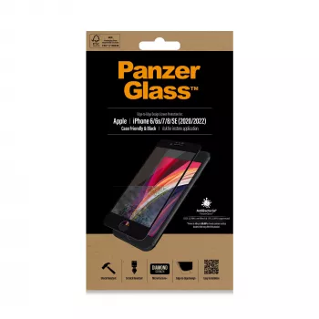 PanzerGlass ® ekrano apsauga iPhone 8 | 7 | 6s | 6 | SE (2020/2022) | nuo krašto iki krašto