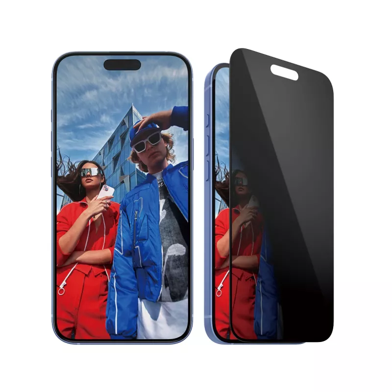 PanzerGlass® Privatumo ekrano apsauga iPhone 16 Plus | 15 Plus | Itin platus pritaikymas su EasyAligner