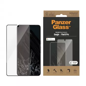 PanzerGlass ® Ekrano apsauga Google Pixel 8 Pro | Itin platus pritaikymas