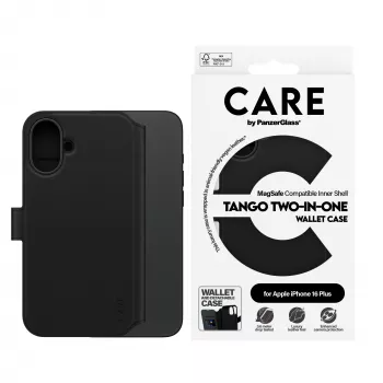 PanzerGlass CARE™ by ® Tango 2-in-1 Wallet Case su MagSafe iPhone 16 Plus