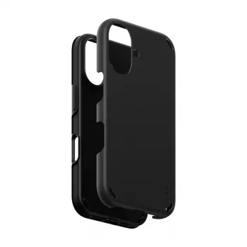 PanzerGlass CARE™ by ® Double Defense Case Black iPhone 16, Dangtelis, Apple, Apple - iPhone 16, Juoda