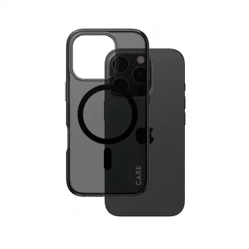 Cover PanzerGlass CARE by Flagship Case Urban Combat Smokey w. Juoda MagSafe iPhone '24 6.3 inch Pro