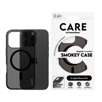 Cover PanzerGlass CARE by Flagship Case Urban Combat Smokey w. Juoda MagSafe iPhone '24 6.3 inch Pro