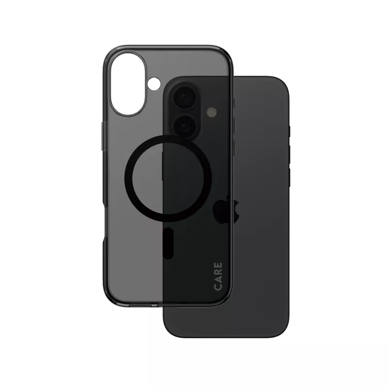 PanzerGlass CARE™ by ® Urban Combat Case Smokey w. Juoda MagSafe iPhone 16 Plus