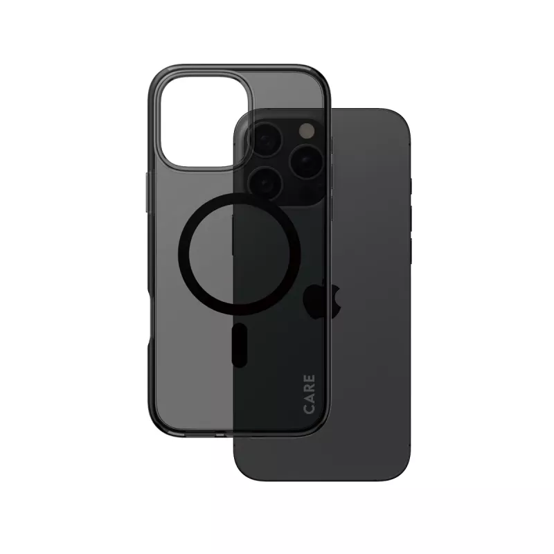 PanzerGlass CARE™ by ® Urban Combat Case Smokey w. Juoda MagSafe iPhone 16 Pro Max