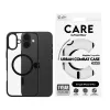 PanzerGlass CARE™ by ® Urban Combat Case Transparentus su juodu rėmeliu ir MagSafe, skirtas iPhone 16 Plus