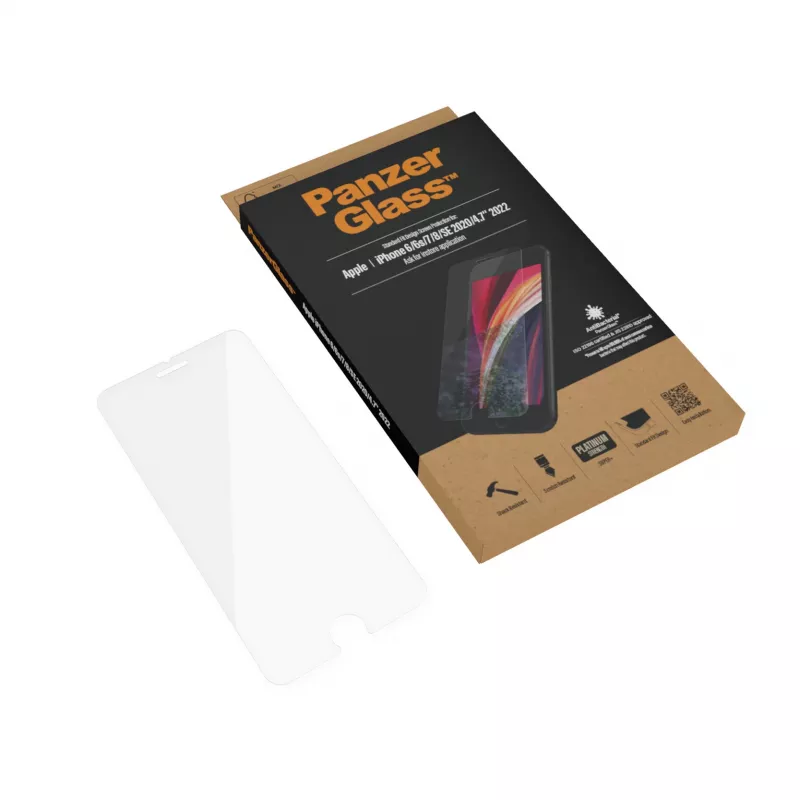PanzerGlass ® Ekrano apsauga iPhone 8 | 7 | 6s | 6 | SE (2020/2022) | Standartinis pritaikymas