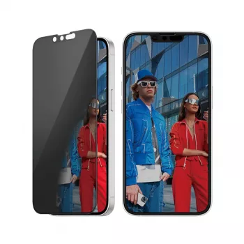 PanzerGlass ® privatumo ekrano apsauga iPhone 17e | 16e | 14 | 13 | 13 Pro | Ultra-Wide Fit su EasyAligner