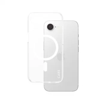 Cover PanzerGlass CARE by Flagship dėklas Transparent Urban Combat White Qi Suderinama iPhone 16e