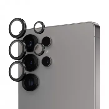 PanzerGlass ® Hoops® Kameros objektyvo apsauga Juoda Samsung Galaxy S25 Ultra