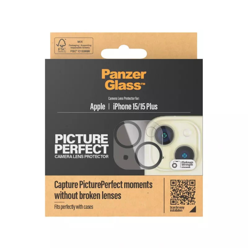 PanzerGlass ® PicturePerfect kameros objektyvo apsauga iPhone 15 | 15 Plus