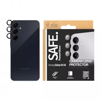 PanzerGlass SAFE. by ® Fotoaparato objektyvo apsauga Juoda Samsung Galaxy A55 5G