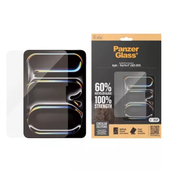“PanzerGlass®” ekrano apsauga, skirta “iPad Pro 11''” (2024–2025 m.) | itin platus pritaikymas
