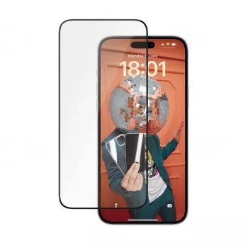 PanzerGlass® Ceramic Protection iPhone 15 Plus | Itin platus pritaikymas su EasyAligner