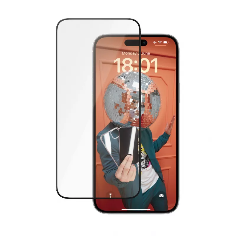 PanzerGlass® Ceramic Protection iPhone 15 Plus | Itin platus pritaikymas su EasyAligner