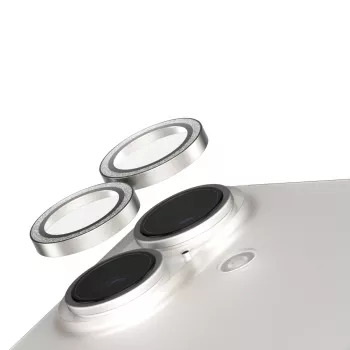 Fotoaparato objektyvo apsauga PanzerGlass SAFE. Blizgios sidabrinės spalvos, skirta iPhone '24 6.1 col. | 6.7 col.