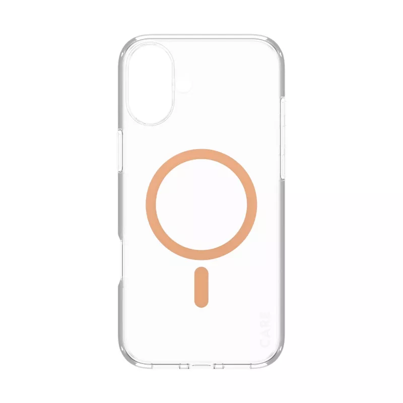 PanzerGlass CARE™ by ® Urban Combat dėklas permatomas su Peachy MagSafe iPhone 16 Plus