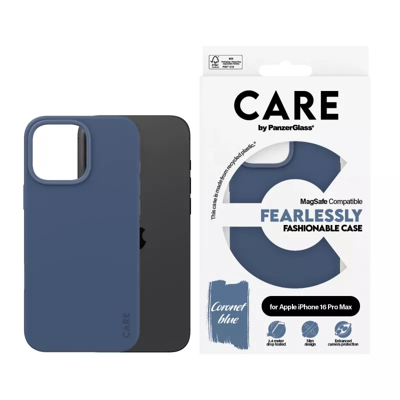 Cover PanzerGlass CARE by ® madingas dėklas Blue w. MagSafe iPhone '24 6.9 inch Pro