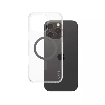 PanzerGlass CARE™ by ® Urban Combat dėklas permatomas su juodu MagSafe iPhone 16 Pro Max