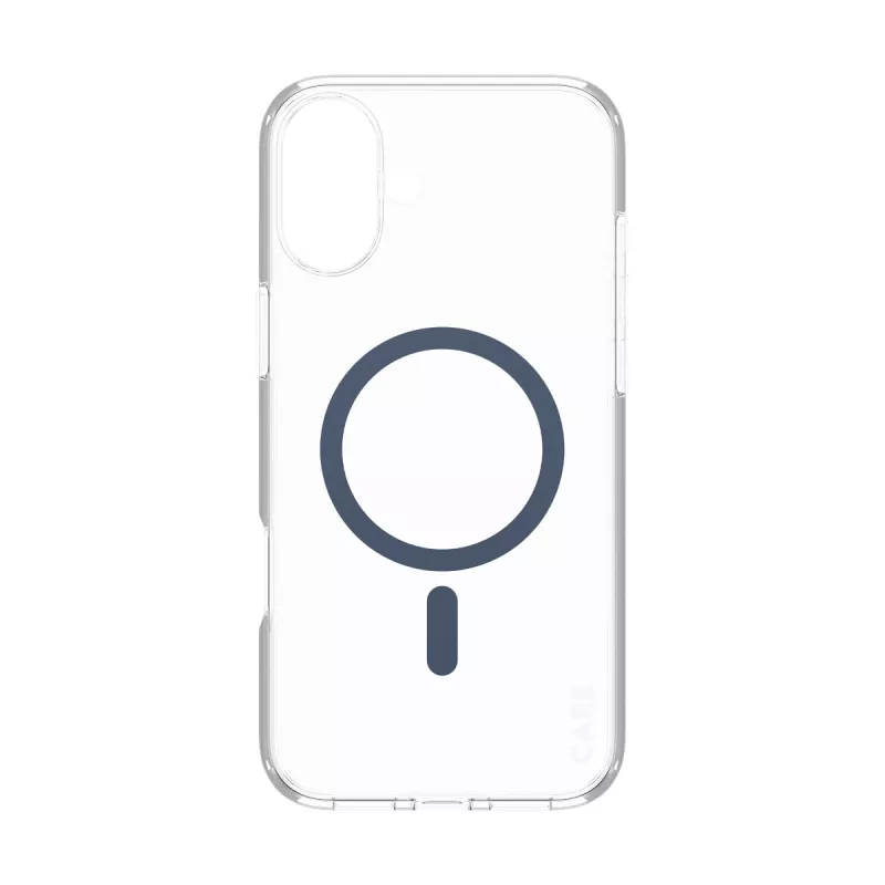 PanzerGlass CARE™ by ® Urban Combat dėklas permatomas su mėlynu MagSafe iPhone 16 Plus