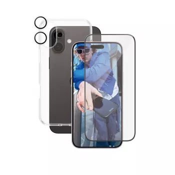 PanzerGlass ® | CARE by ® Flagship 3-in-1 rinkinys iPhone 16 Plus