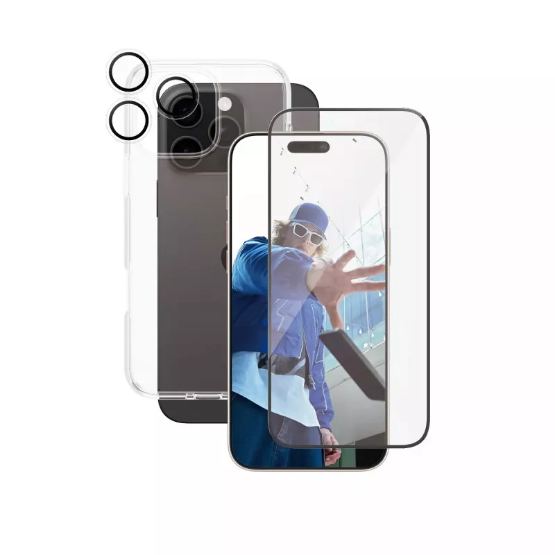 PanzerGlass® | CARE by® Flagship 3-in-1 rinkinys, skirtas iPhone 16 Pro Max