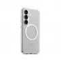 Cover PanzerGlass CARE by Flagship dėklas Transparent Urban Combat White Qi Suderinama Samsung Galaxy S25