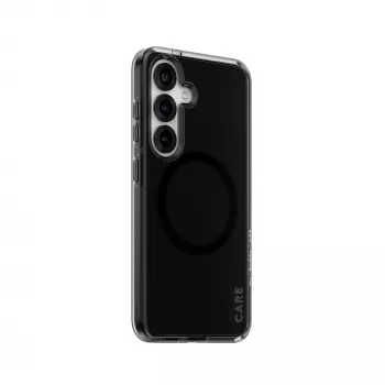 PanzerGlass CARE™ by ® Urban Combat Case Smokey w. Juoda Qi Suderinama Samsung Galaxy S25
