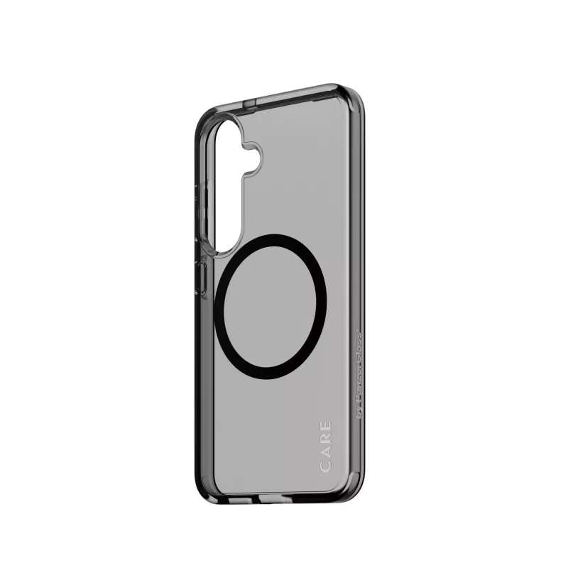 PanzerGlass CARE™ by ® Urban Combat Case Smokey w. Juoda Qi Suderinama Samsung Galaxy S25