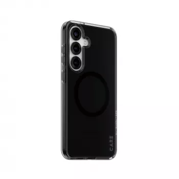 PanzerGlass CARE™ by ® Urban Combat Case Smokey w. Juoda Qi Suderinama Samsung Galaxy S25+